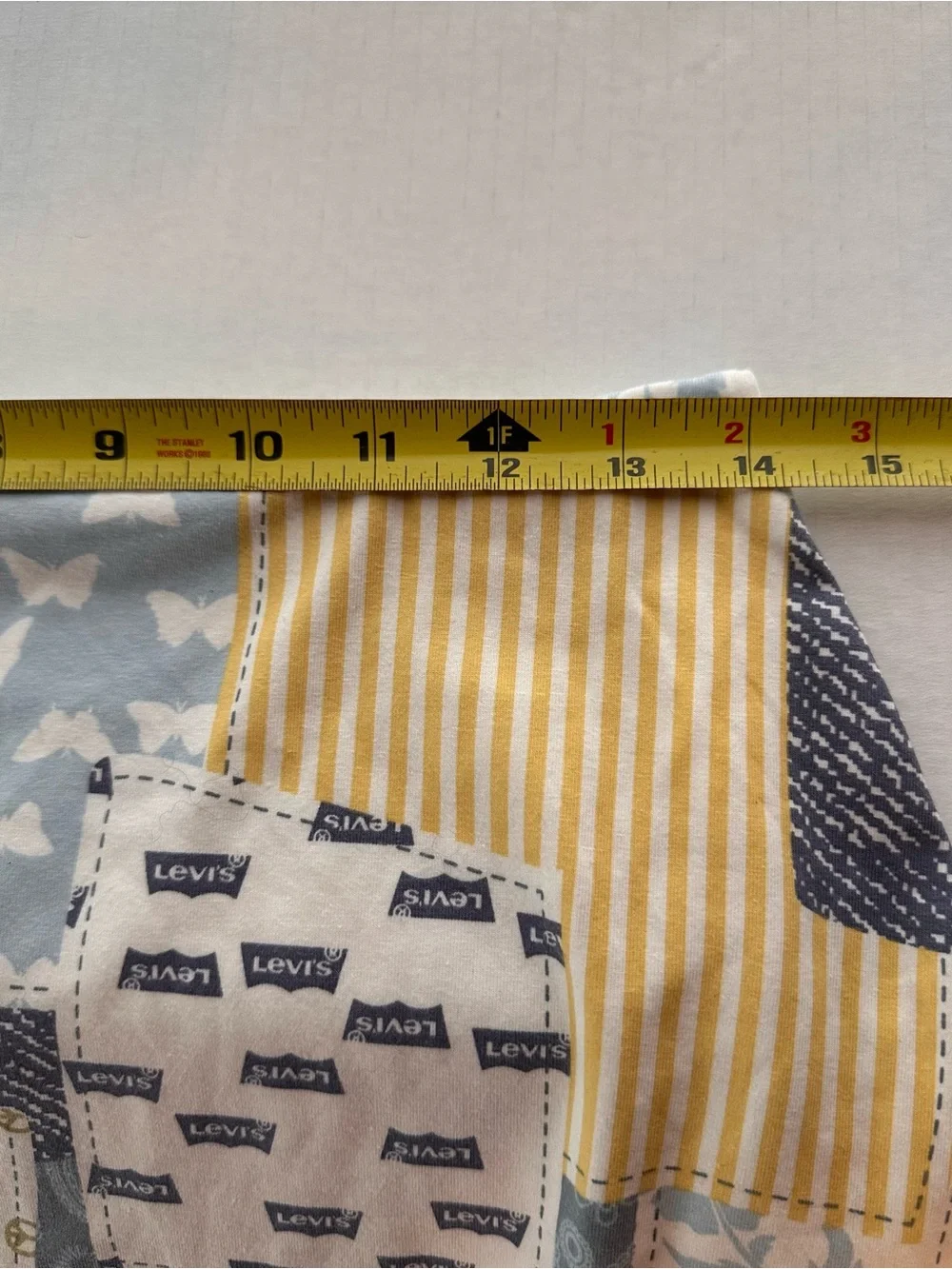 Levi's Girls' Patchwork Dress - Yellow, Blue & Cream
